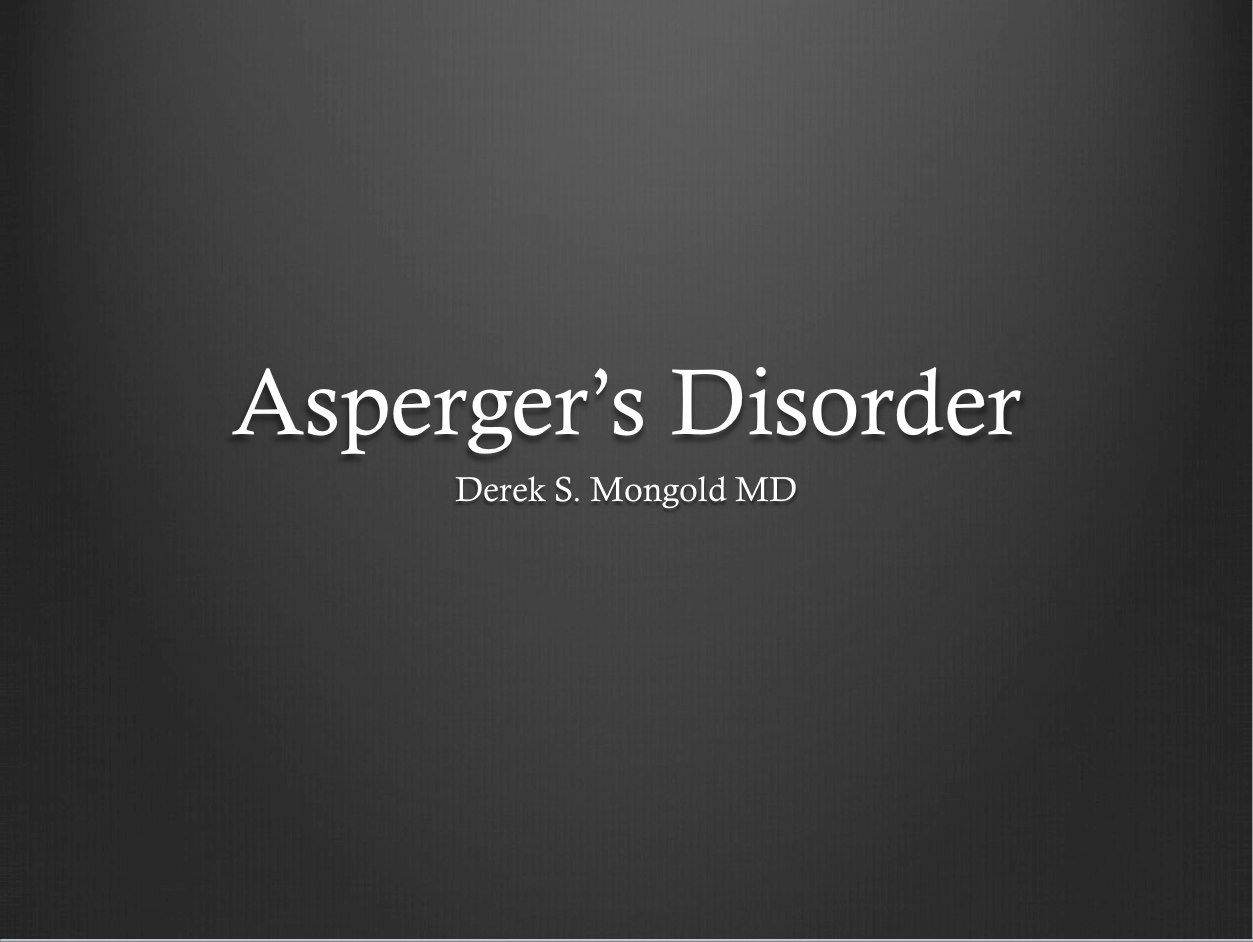 Asperger_s disorder DSM-IV TR Criteria