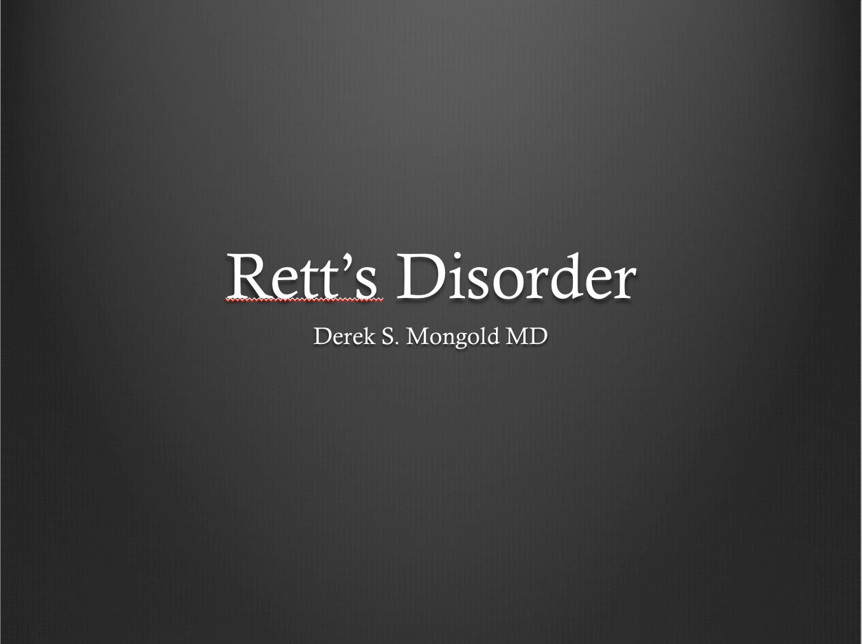 Rett_s Disorder DSM-IV TR Criteria