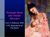 Perinatal Mood and Anxiety Disorders by Cort Pedersen MD